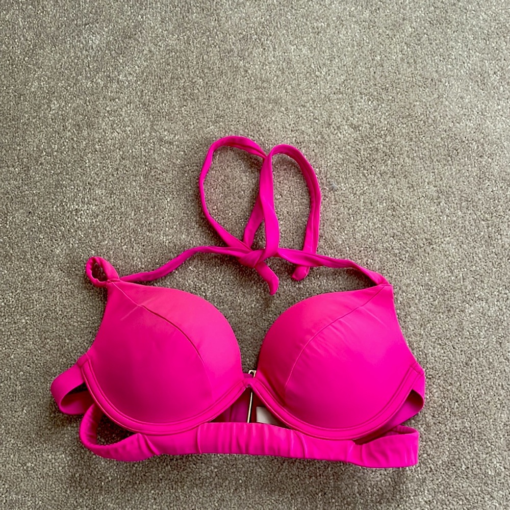 Victoria’s Secret Hot Pink Push Up Bathing Suit Top